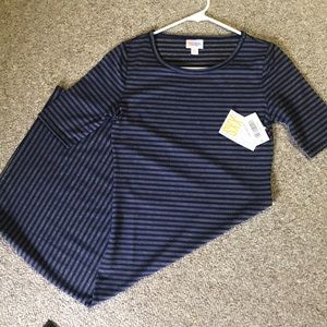 Lularoe Blue and Gold Julia